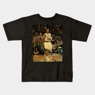 Ray Allen - Vintage Design Of Basketball Kids T-Shirt